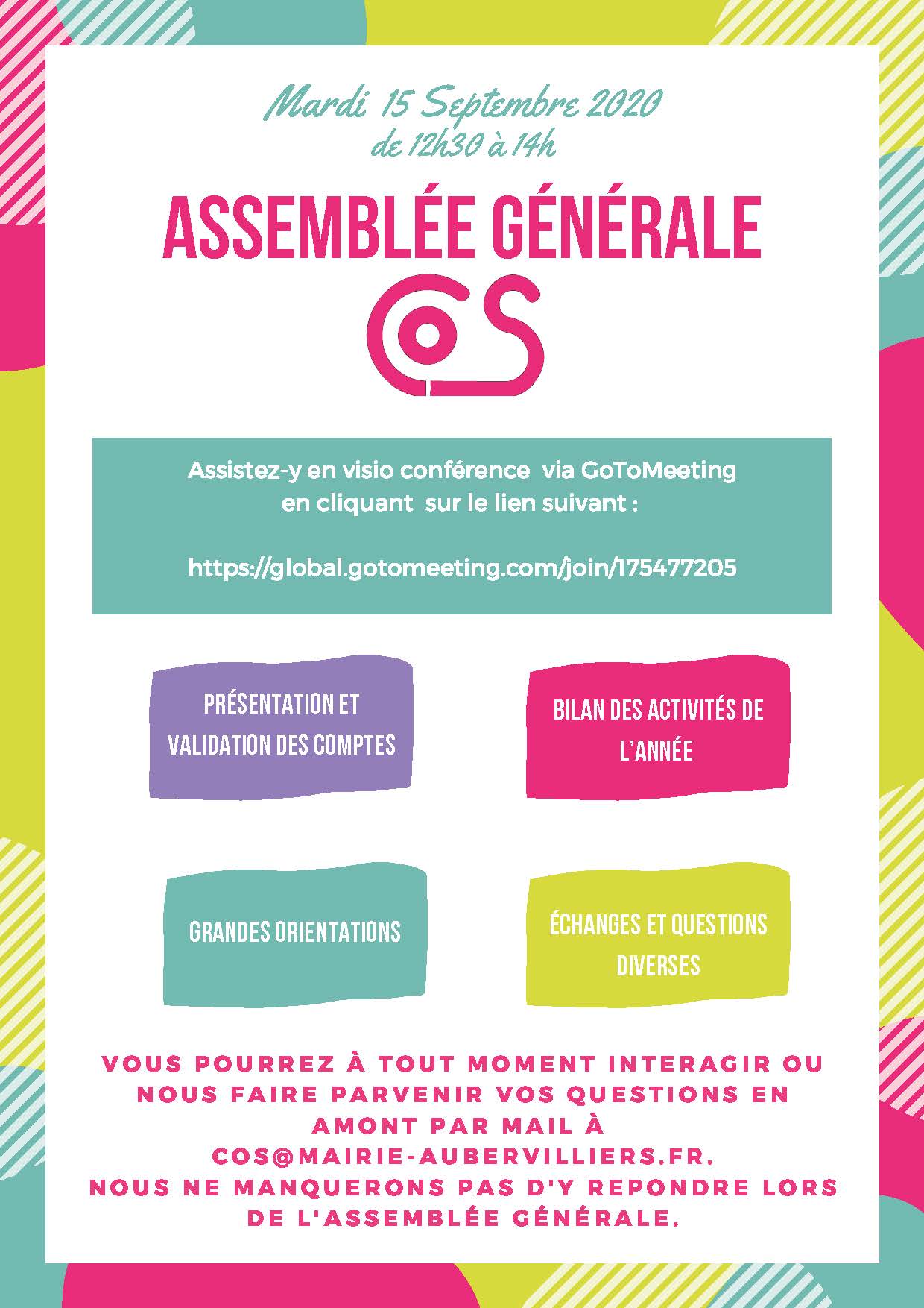 Assemblée générale du COS