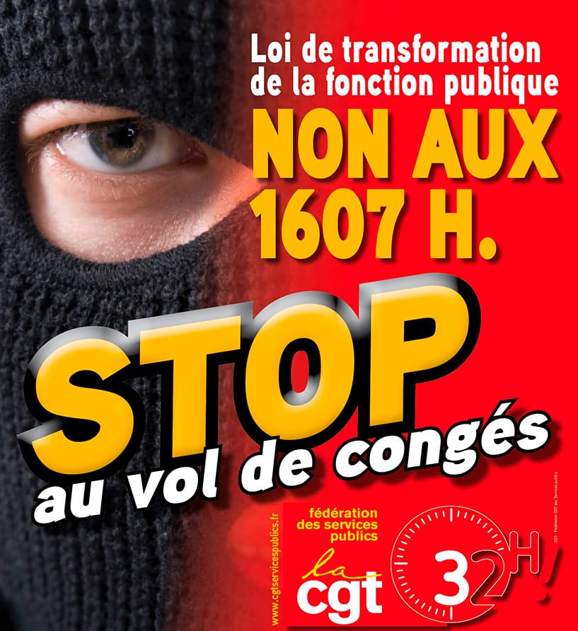 Non aux 1607 h : stop au vol de congés