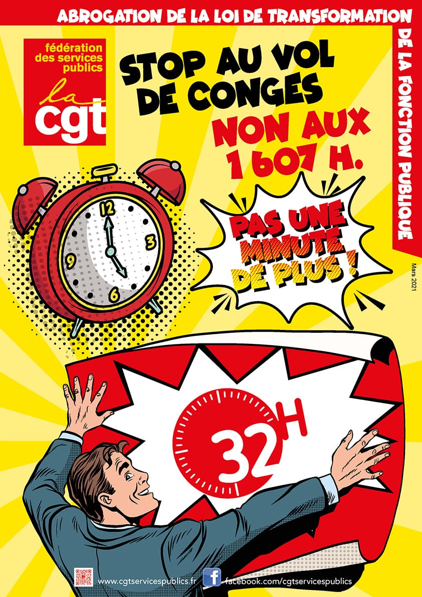 STOP au vol de congés : non aux 1607 h