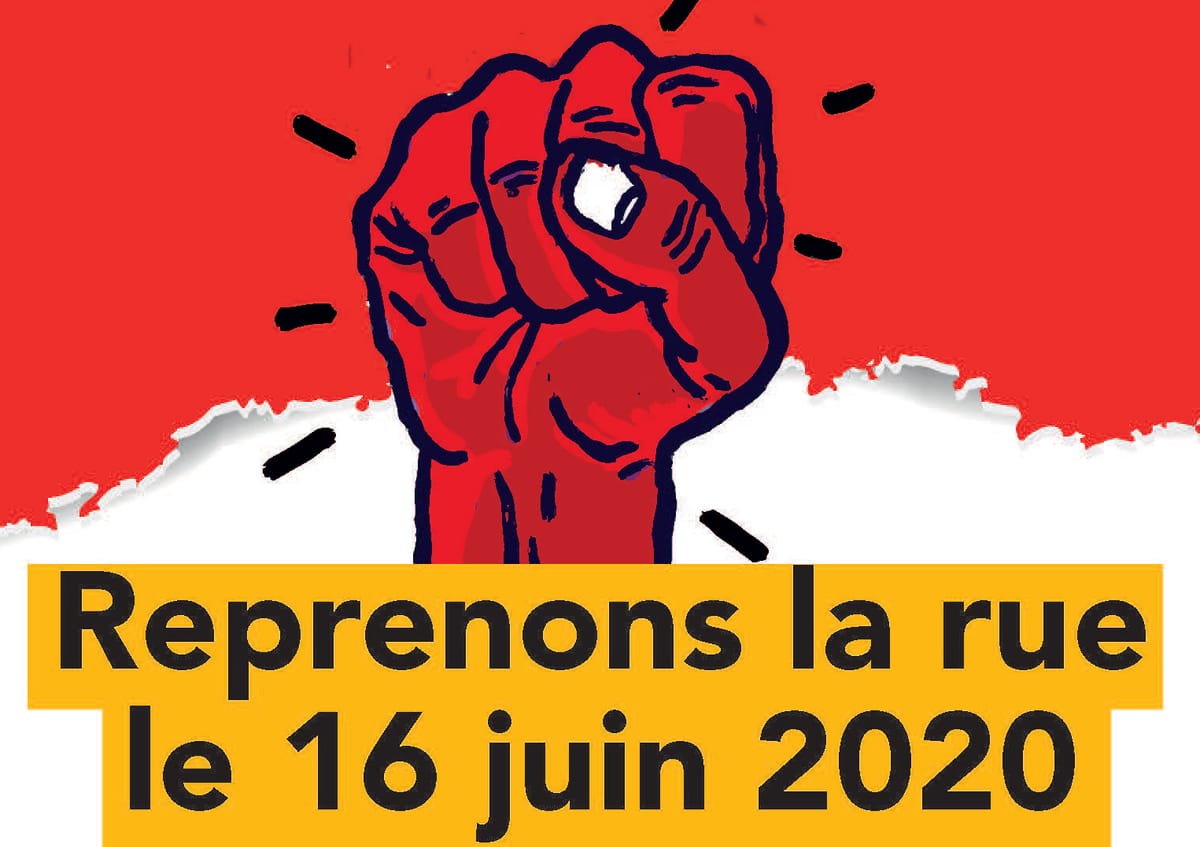 Reprenons la rue le 16 juin 2020
