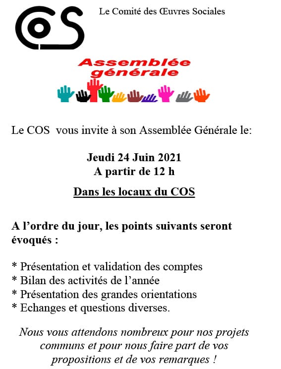 Assemblée générale du COS