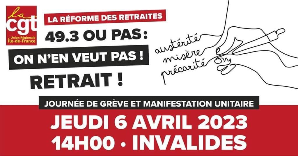 L’intersyndicale déterminée<br>donne rendez-vous le 6 avril