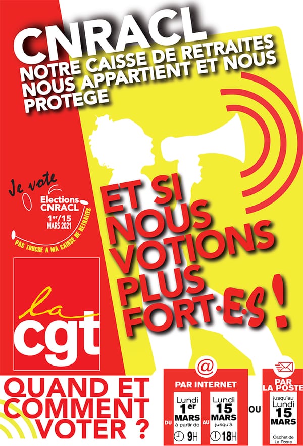 CNRACL : NOTRE RETRAITE NOUS APPARTIENT ET NOUS PROTÈGE AFFIRMONS-LE LORS DES ELECTIONS DE NOTRE CAISSE