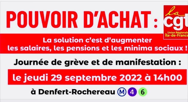 POUVOIR D’ACHAT: La solution c’est d’augmenter