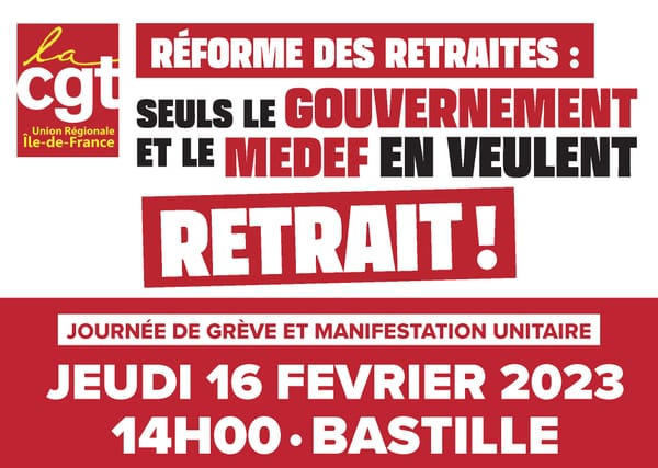 Réforme des retraites : Retrait !