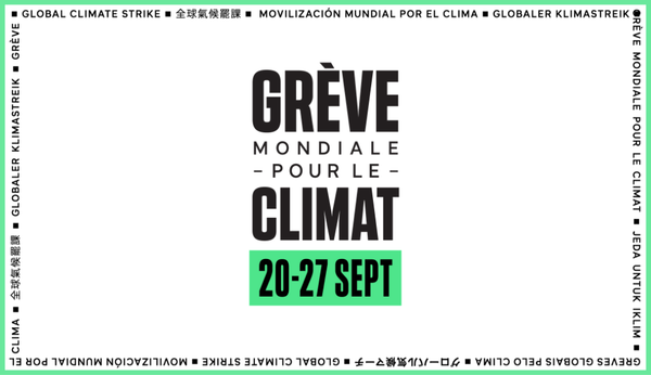 Grèves mondiales pour le climat les 20 et 27 septembre