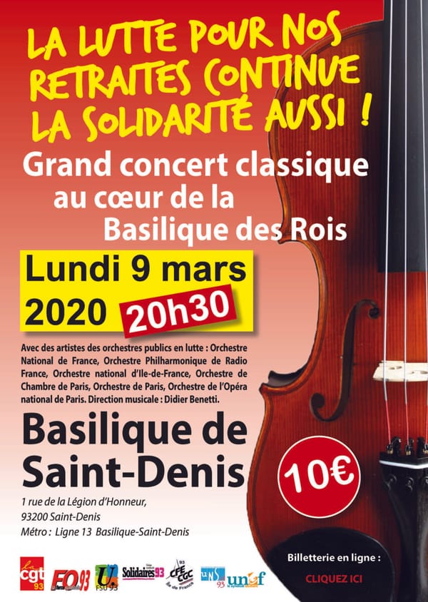 Grand concert classique au cœur de la Basilique des Rois lundi 9 mars